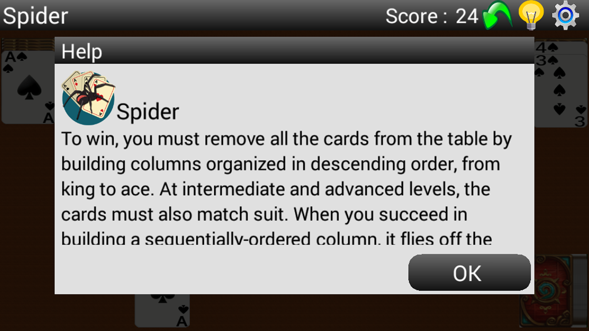 Spider Solitaire Offline Amazon.co.uk Apps & Games Spider Solitaire Offline Amazon.co.uk Apps & Games