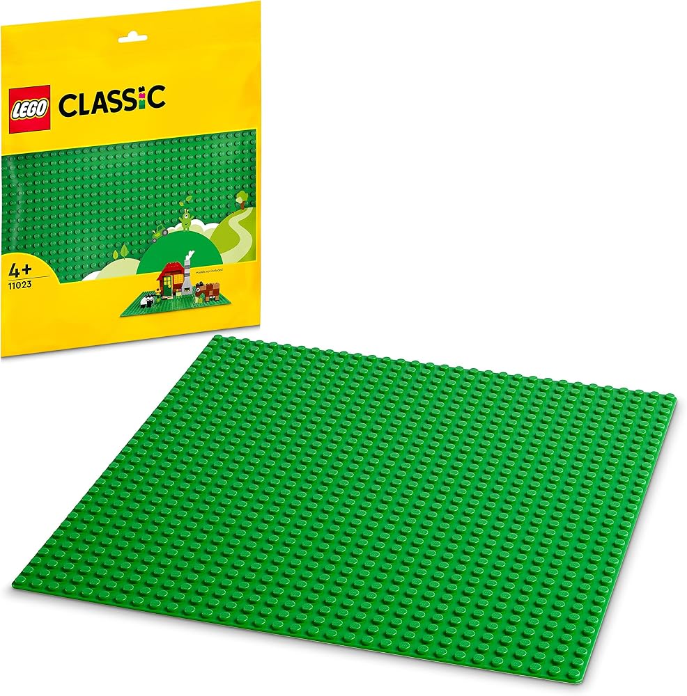 LEGO Classic Yeşil Plaka 11023 | 4 Yaş ve Üzeri Çocuklar için Oyuncak Yapım Seti, Hediye Fikri (1 Parça)