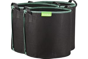 GardenMate 3X 30L Pflanzsack aus Vliesstoff Ø35.6cm Höhe 30.5cm - GREENLINE
