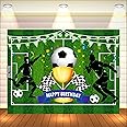 Party Baazaar Soccer Happy Birthday Banner | Football Theme Decoration | Decorative Party Banner for Boys (Pack of 1, Size: 4x3 Feet)