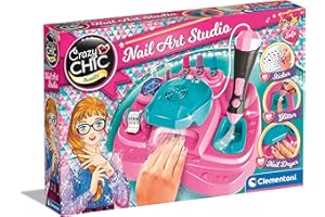 Clementoni- Nail Art Studio, 18730, Petit