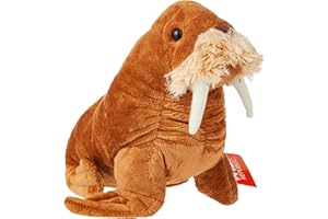 Wild Republic Pluszowa miękka zabawka mors, przytulanki, prezenty dla dzieci, brązowy, 20 cm