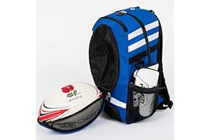 KITSACK - The Ultimate Kid’s Heavy-Duty Sports Kit & Football Bag Backpack - Designed to Carry Your Ball, Kit, Boots & More - Ideal Football Rucksack, also Rugby & Basketball - Ideal for Adults Too