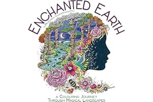 LOM ART Enchanted Earth: A Colouring Journey Through Magical Landscapes
