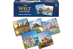 Starnberger Spiele - World Heritage Memory Game - Card Game for Adults and Children from 6 Years - Gift for Travel and Culture Lovers