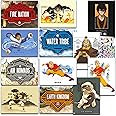 Nickelodeon Avatar the Last Airbender Poster Book Set - Bundle with 12 Avatar Posters Featuring Aang, Zuko, Appa, More | Avatar Room Decor for Kids, Teens, Adults