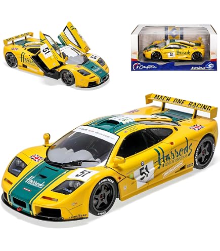 Solido 1/18 McLaren F1 GTR Short Tail #50 Bleu - Neuf - Réf 421186418