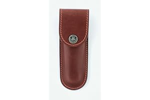 Max Capdebarthes 13813 Etui « S100 », Cuir « Pérou », Port Horizontal/Vertical pour Couteaux de 13 cm de Manche.