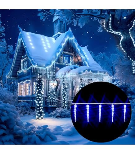 Spetebo LED catena luminosa a ghiacciolo bianco freddo con | WhichOne
