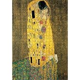 Cakatablo Gustav Klimt &Ouml;p&uuml;c&uuml;k G&ouml;rseli 500 Par&ccedil;a Puzzle Yapboz MDF Ahşap