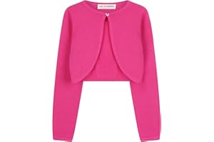 Bolerose Filles Manche Longue Boléro Enfants Cardigan