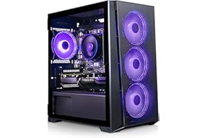 ADMI PC de Jeu : Intel i5 12400F 4,40 GHz • Carte Graphique RTX 4060 • DDR4 16 Go 3200 MHz • SSD 1 to • Boîtier en Maille RVB Noire • Wi-FI • Windows 11