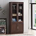 DeckUp Versa Engineered Wood Book Shelf and Display Unit (Walnut, Matte Finish)