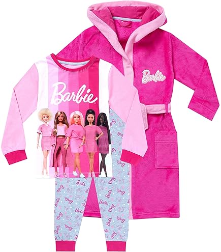 Juego De Cama Barbie Rosa Con Volantes, 100 % Algodón: Funda Nórdica Y Fundas De Almohada - España