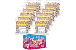 VONTEK Marshmellow Speckis Speckseile - Wurfmaterial für Karneval und Fasching - 1200 Stück einzeln verpackt - Süßigkeiten Großpackung - 3,6kg