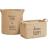 Ocean Home Textile 2'li J&uuml;t Sepet Set // 30x21x18+30x31