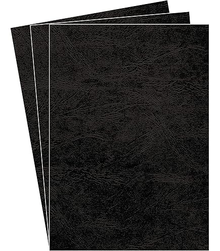 ProfiOffice Deckblätter DIN A3 Lederoptik Blau - 100 Stück 270g/m² Für Präsentationen