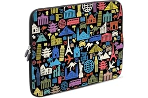 Sidorenko 11,6 Pulgada Funda Laptop para MacBook/Chromebook | Funda para computadora de Neopreno | Funda con Cremallera Duradera Protección de 3 Capas, Resistentes al Agua