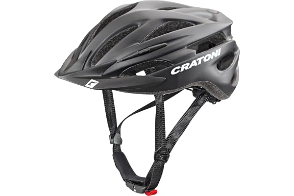 Cratoni Pacer + cykelhjälm, svart matta, S-M