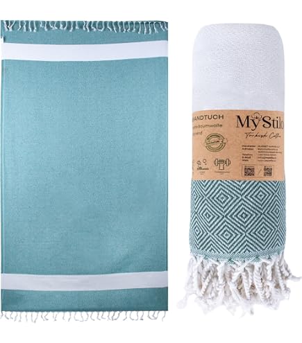 jazzylab ELMAS Fouta Hammam & Plage – Peshtemal | 100% Coton | Tissé Main avec Motif Classique | Légère, absorbante & sèche Rapidement | Finitions Artisanales |, 90x180 cm - Rose