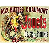 Aux Buttes Chaumont Jouets French Ad Monica's Apartment Friends Extra Large XL Wall Art Poster Print français mur Impression 