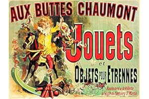 ARTERY8 Aux Buttes Chaumont Jouets French Ad Monica's Apartment Friends Extra Large XL Wall Art Poster Print français mur Impression d'affiches