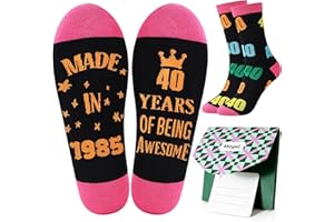 Moyel 30th/40th/50th/60th/70th Birthday Gifts for Women Funny Womens Socks 6-9 30th/40th/50th/60th/70th Birthday Gift Ideas Present for Mum Grandma Her Friends Auntie Granddaughter
