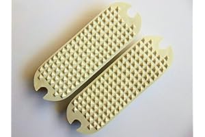 S-Products HORSE RIDING IRON STIRRUP RUBBER FILLIS TREADS PADS (5.0, White)