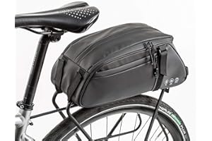 BAIGIO Bolsa Trasera para Bicicleta Multifuncional Alforja Trasera Bicicleta Bolsa de Hombro para Ciclismo al Aire Libre,Port