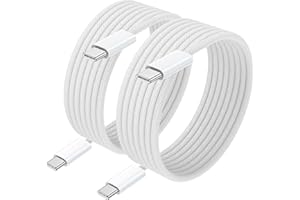 GIANAC 100W Cable USB C a USB C [2Pack 1M] Cable USB Tipo C Carga Rápida 5A PD con E-Mark Chip Cable Tipo C para iPhone 16 15;iPad Air/Pro;MacBook Air/Pro;Samsung Galaxy;Google Pixel;Huawei