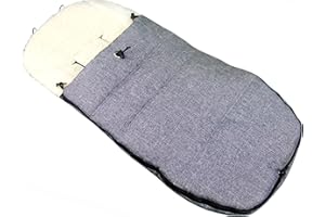 BAMBINIWELT BY RAFAEL K. Bambiniwelt24 - Sacco coprigambe invernale Chamäleon, con imbottitura in lana (Mod-K), per Bugaboo