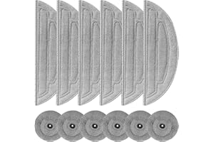 ‎PURE REALM 12 Stück Wischtücher für Roborock S8 MaxV Ultra Saugroboter, Kompatibel mit VibraRise 3.0, Mikrofaser Wischtücher Zubehör, Wiederverwendbar Mop