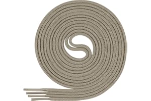 Lenzen 2 Paia Lacci per Scarpe Eleganti I Stringhe Rotonde e Sottili