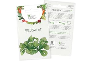 Feldsalat Samen Winterhart: Premium Feldsalat Saatgut für ca. 1000 Feldsalat Pflanzen – Samenfeste Gemüse Samen für die Anzucht in Garten und Hochbeet – Wintergemüse Samen – Samen Feldsalat OwnGrown