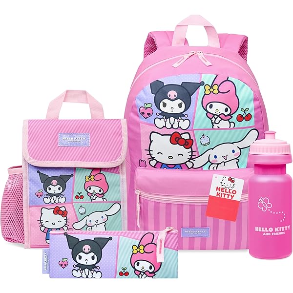 Mochila Escolar Hello Kitty Floral Kitty Verde Con Ofertas En | Ofertas Online