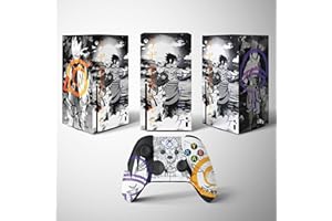 FFRAME Xbox Serie X Hokage Sticker, X Serie Manga Aufkleber, Konsole und Controller, Xbox Serie X Gaming Skin, Vinylhülle (1 Controller)