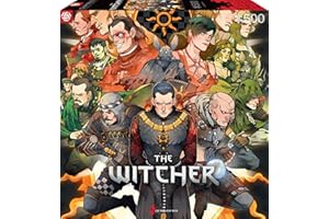 Good Loot Gaming Puzzle: Wiedźmin Nilfgaard Puzzle 500 – Puzzle Czarnoksiężnika – Puzzle dla dorosłych – Klasyczne puzzle – Gry logiczne z obrazem – Puzzle 500 Kawałki