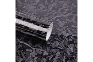 DEECAM Forged Film de carbone brillant autocollant pour voiture, moto, vélo, bricolage intérieur et extérieur, 150 x 30 cm, film de protection de voiture (violet, 150 x 30 cm) (noir, 150X30CM)
