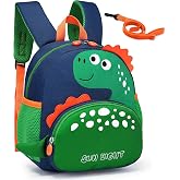 Domueay Children's School Backpack for Children 1-5 Years, Dinosaur Motif | School Kindergarten Primary School Backpack Small