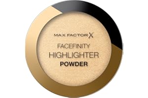 ‎MAX FACTOR Max Factor Facefinity Highlighter satynowy rozświetlacz do twarzy o pudrowym wykończeniu, długotrwały - 02 Golden Hour