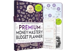 FREEDOM MASTERY Financial Planner & Monthly Budget Planner and Monthly Bill Organizer - 12 Month Journey to Financial Freedom, Monthly Budget Book Planner | Much More Then Just a Budgeting Planner or Finance Planner