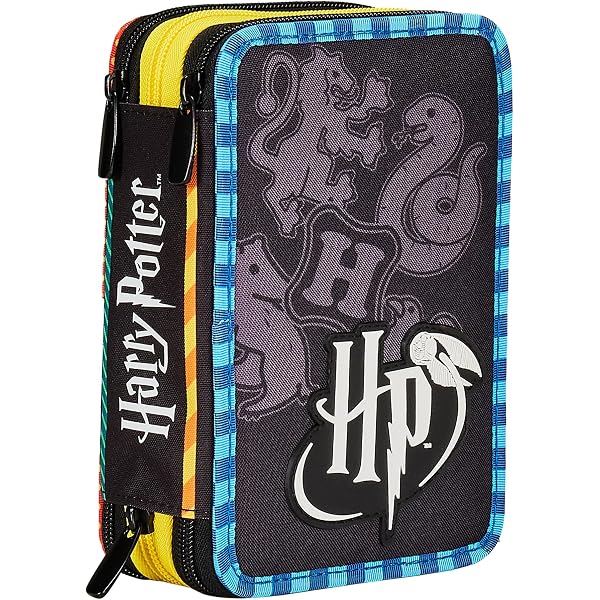 Zaino Trolley Scuola Harry Potter Seven Big - 2 In 1, Doppio Scomparto, 32 Litri, Ruote 75 Mm, Per Bambini Elementari