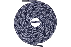 Mount Swiss Okrągłe sznurowadła do butów trekkingowych, butów roboczych – bardzo odporne na rozerwanie – Ø 5 mm – długości 70 cm – 220 cm z poliestru I Made in Europe