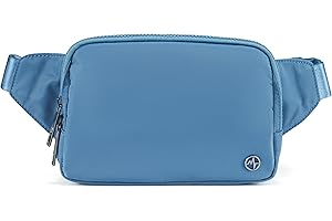 Everywhere Belt Bag Large 2L, Pander Waterproof Everywhere Fanny Pack Purse for Women and Men with Adjustable Strap. (Indigo Blue)