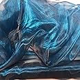 Two Tone Sheer Organza Fabric Voile for Curtain Weddings Decor 145/150cm Wide (TT 09) (1m)