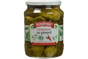 KOPINSKI Cornichons au Piment 660 g - Lot de 3