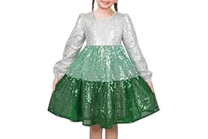 Sunny Fashion Vestido para niña Plata Morado Brillante Resplandecer Lentejuela Bloque de Color Sin Mangas 5-10 años