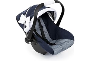 Bayer Design 67981AA siège d'auto de poupée avec Pare-Soleil et Ceinture de sécurité, Accessoire pour Poupon