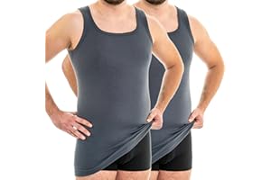 HERMKO 63027 2er Pack Herren Funktionsunterhemd extralang