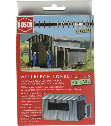 Busch Environnement - BUE12332 - Modélisme Ferroviaire - Rail Courbe 175 mm, 22,5° (2